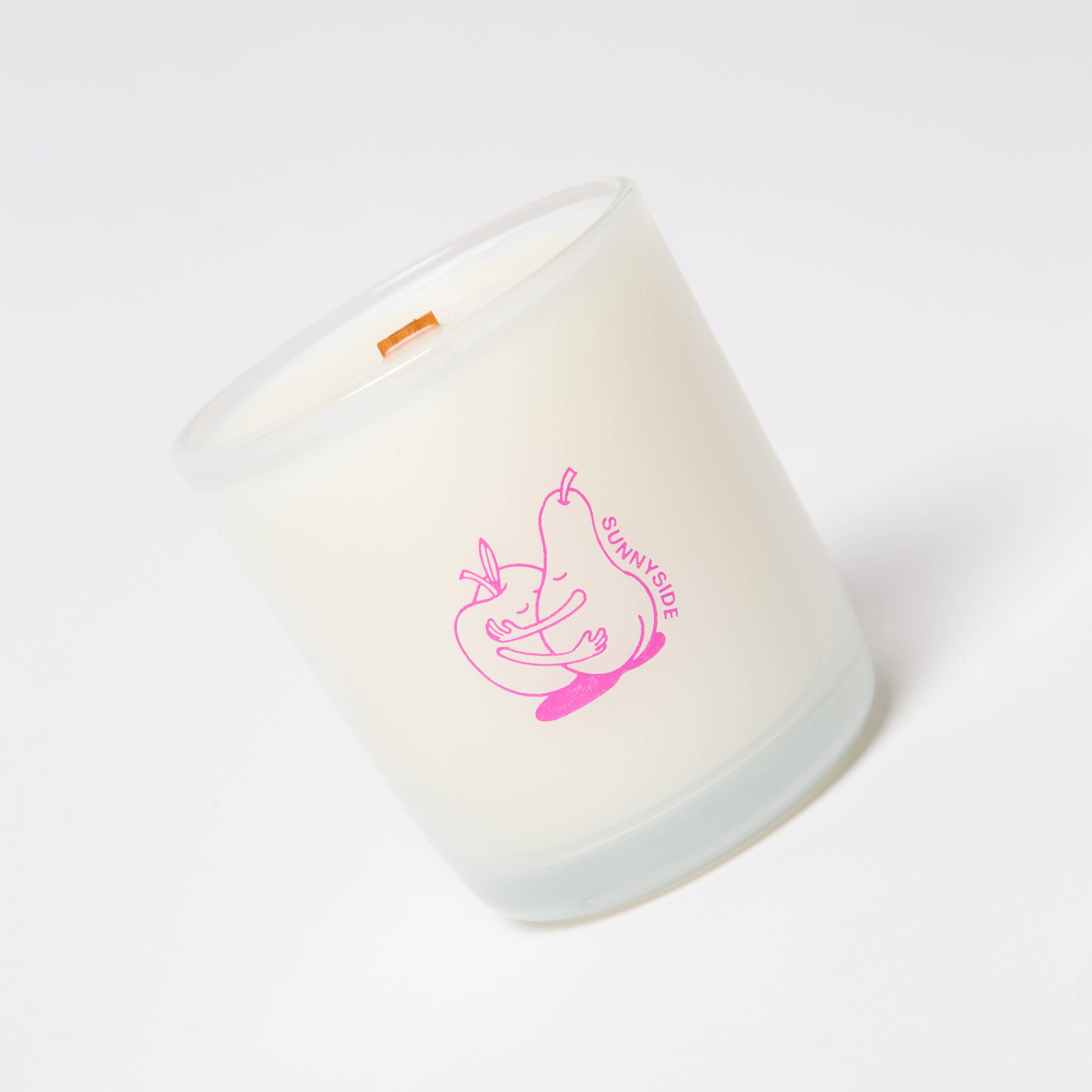 Milk Jar Candle Company - Pear & Nectarine Soy Candle