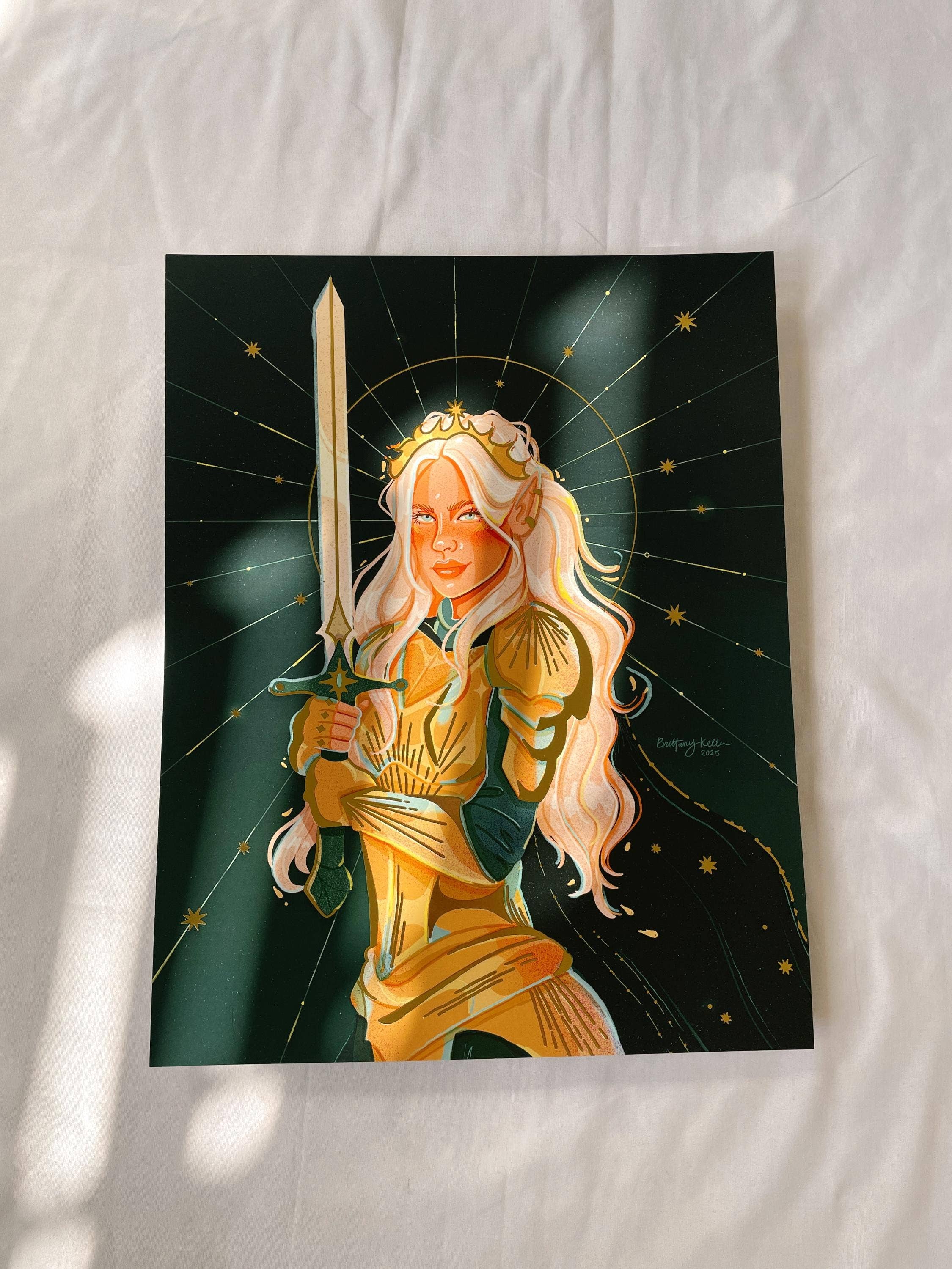 Aelin Gold Foil Print