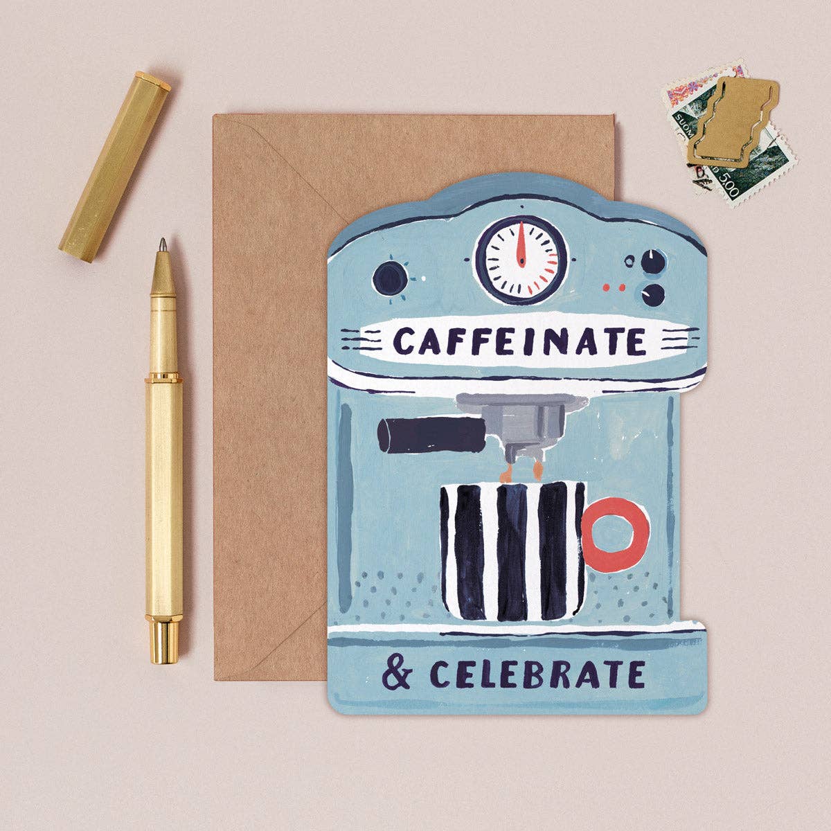 Coffee Machine Birthday Card | Coffee Lover Birthday Cards