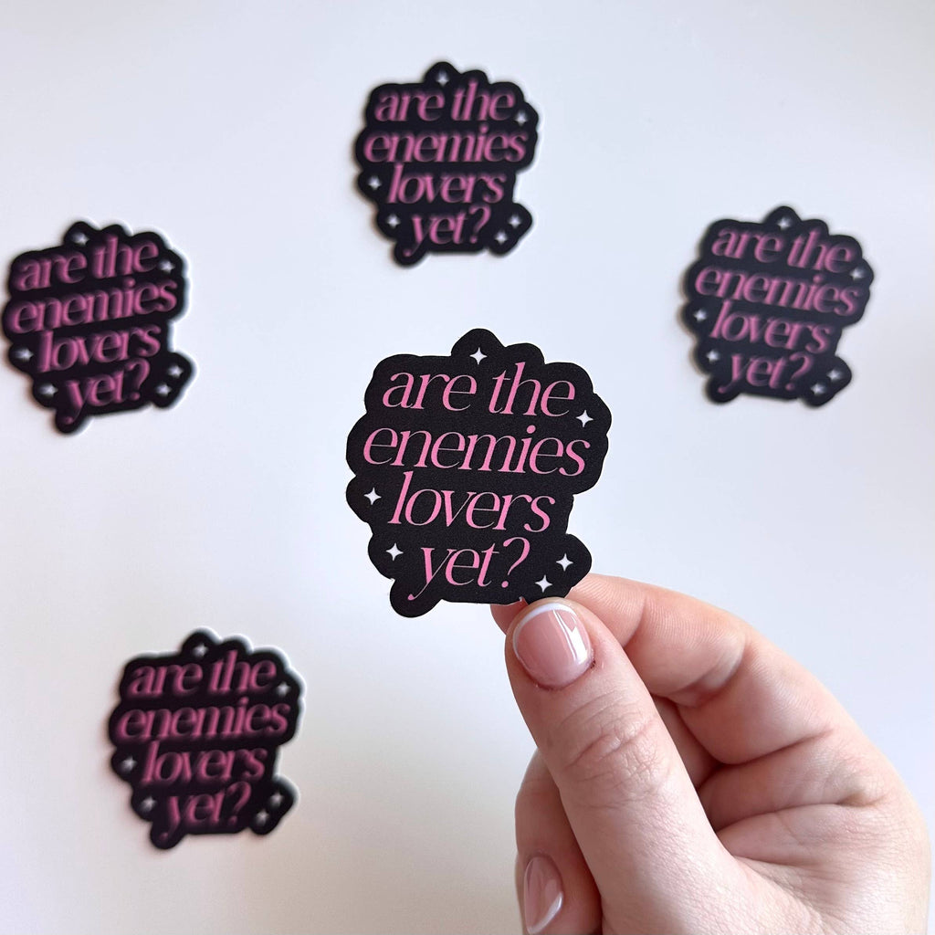 Dolly's Doodles - Enemies To Lovers Trope Matte Sticker