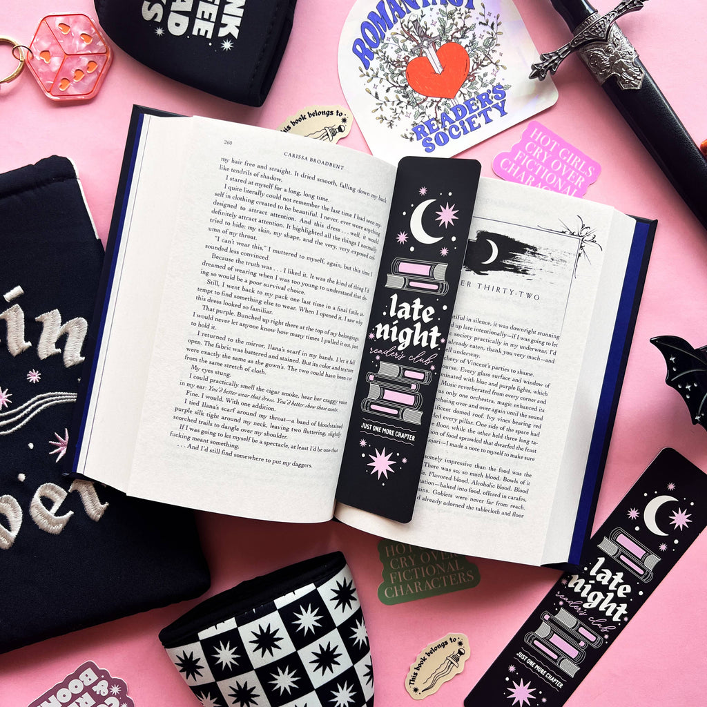 Late Nights Paper Bookmark