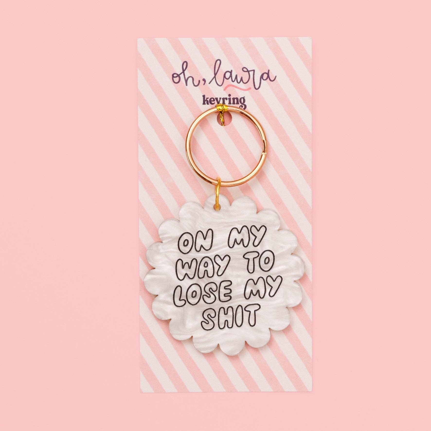 Laura Oh - on my way to lose my sh*t Acrylic keyring