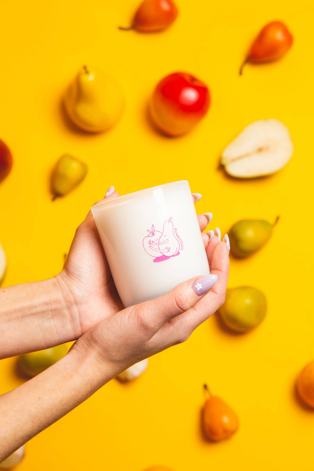 Milk Jar Candle Company - Pear & Nectarine Soy Candle