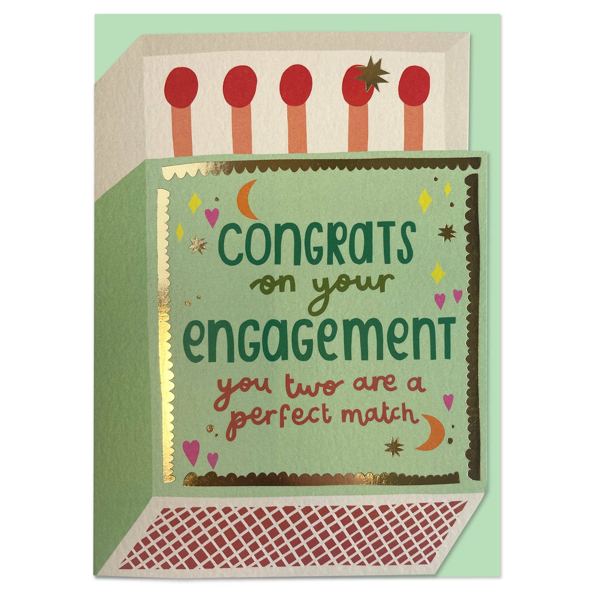 Congrats on your engagement matchbox (BRS09)