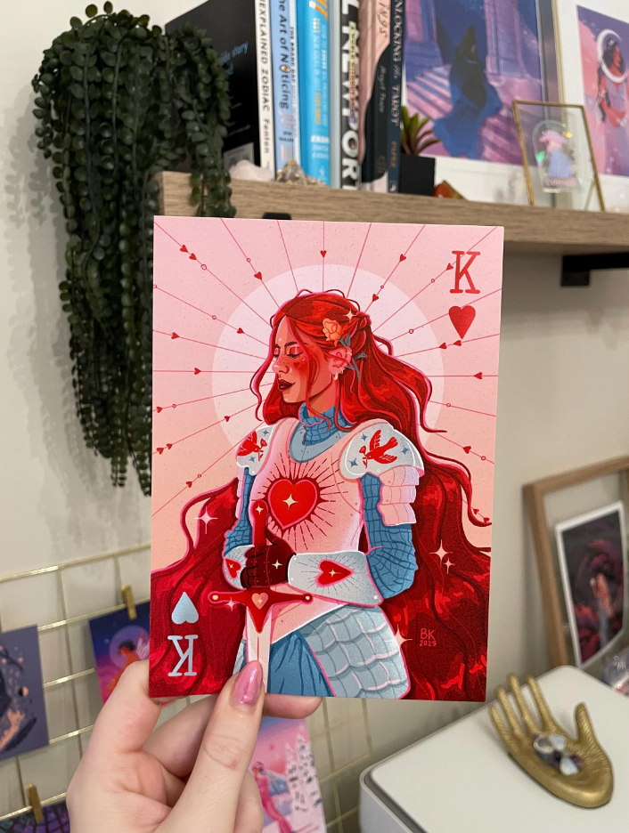 King of Hearts Print