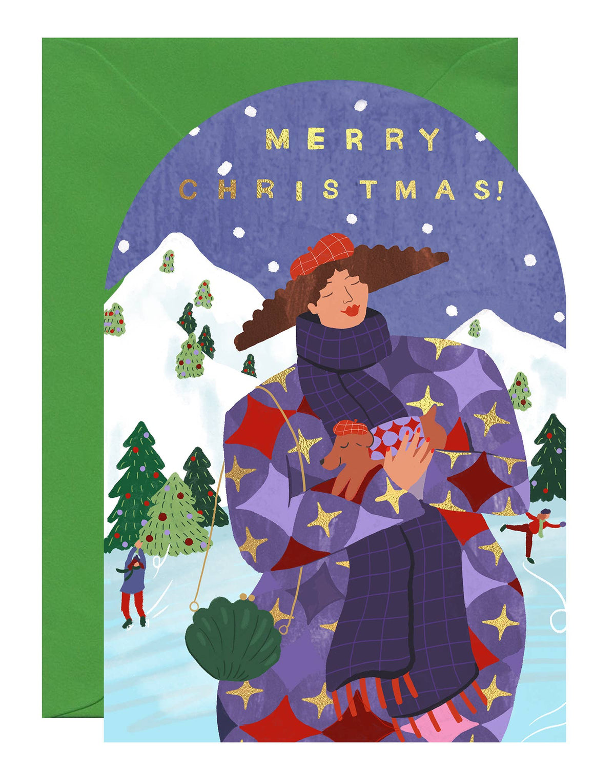 Mountain Lady Christmas Card
