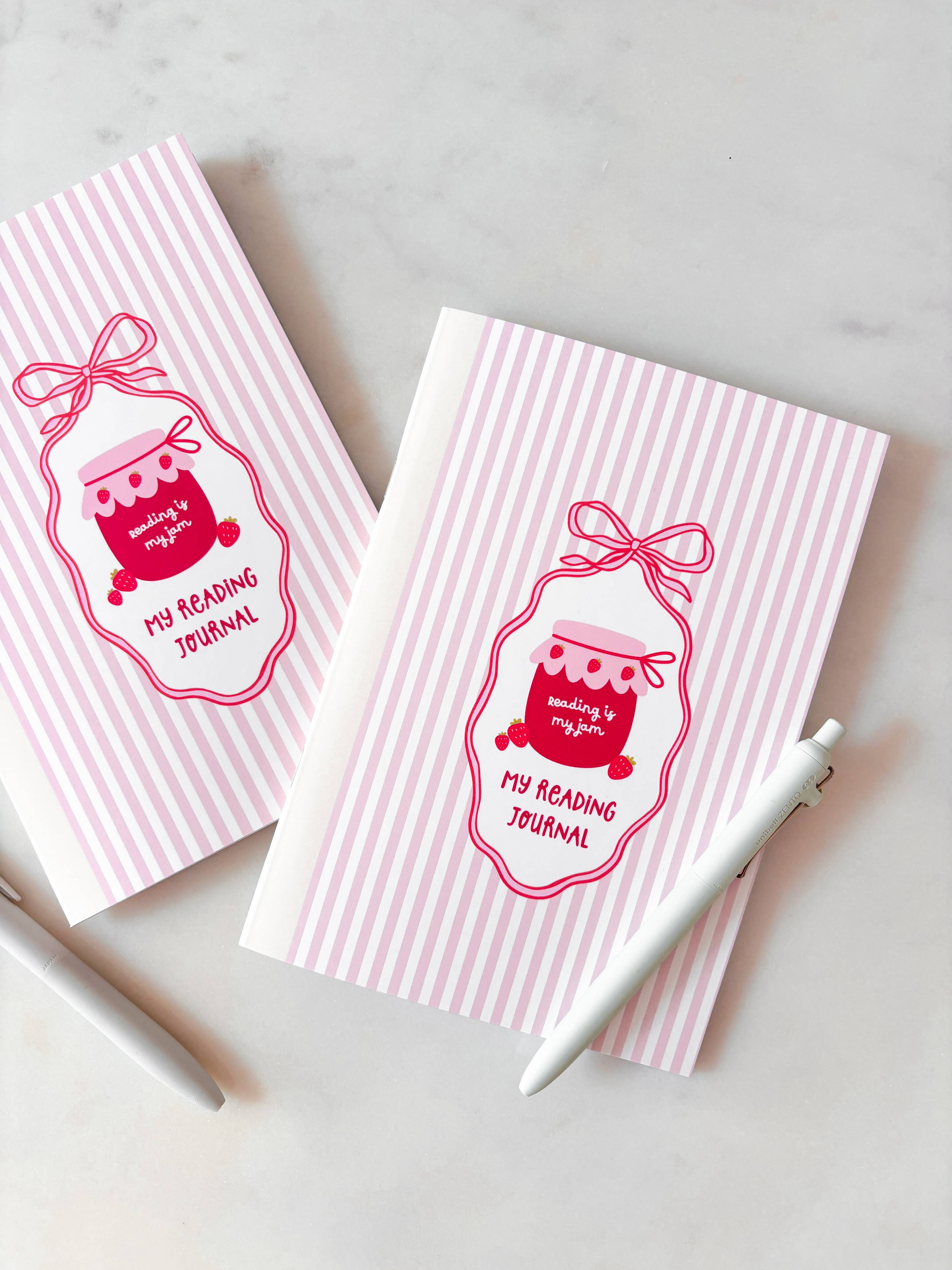 Reading Is My Jam Reading Journal | A5 Book Review Notebook