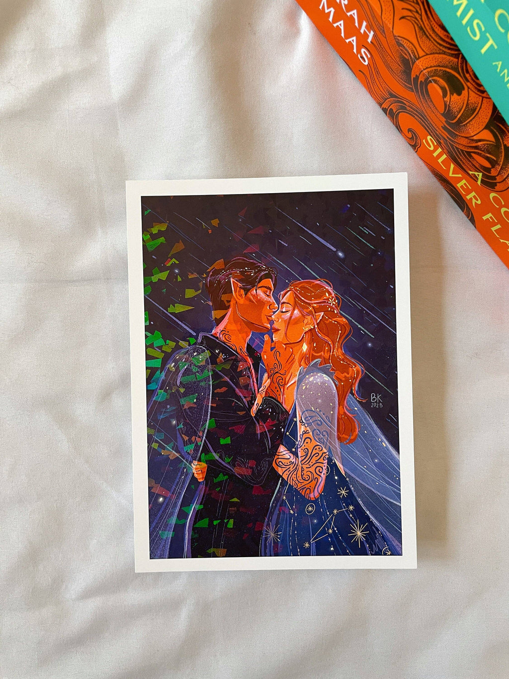 Feyre & Rhysand Holographic print