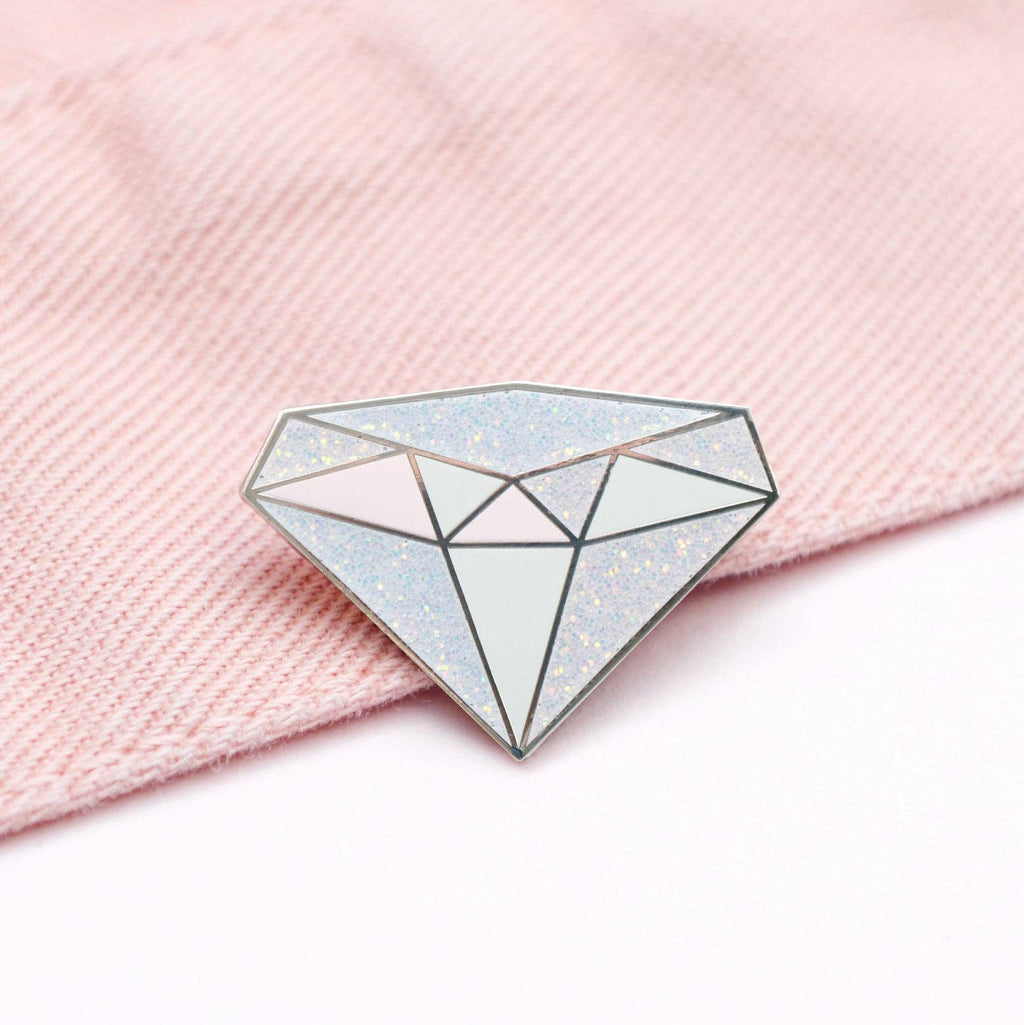 Alphabet Bags - Diamond Gemstone Pin