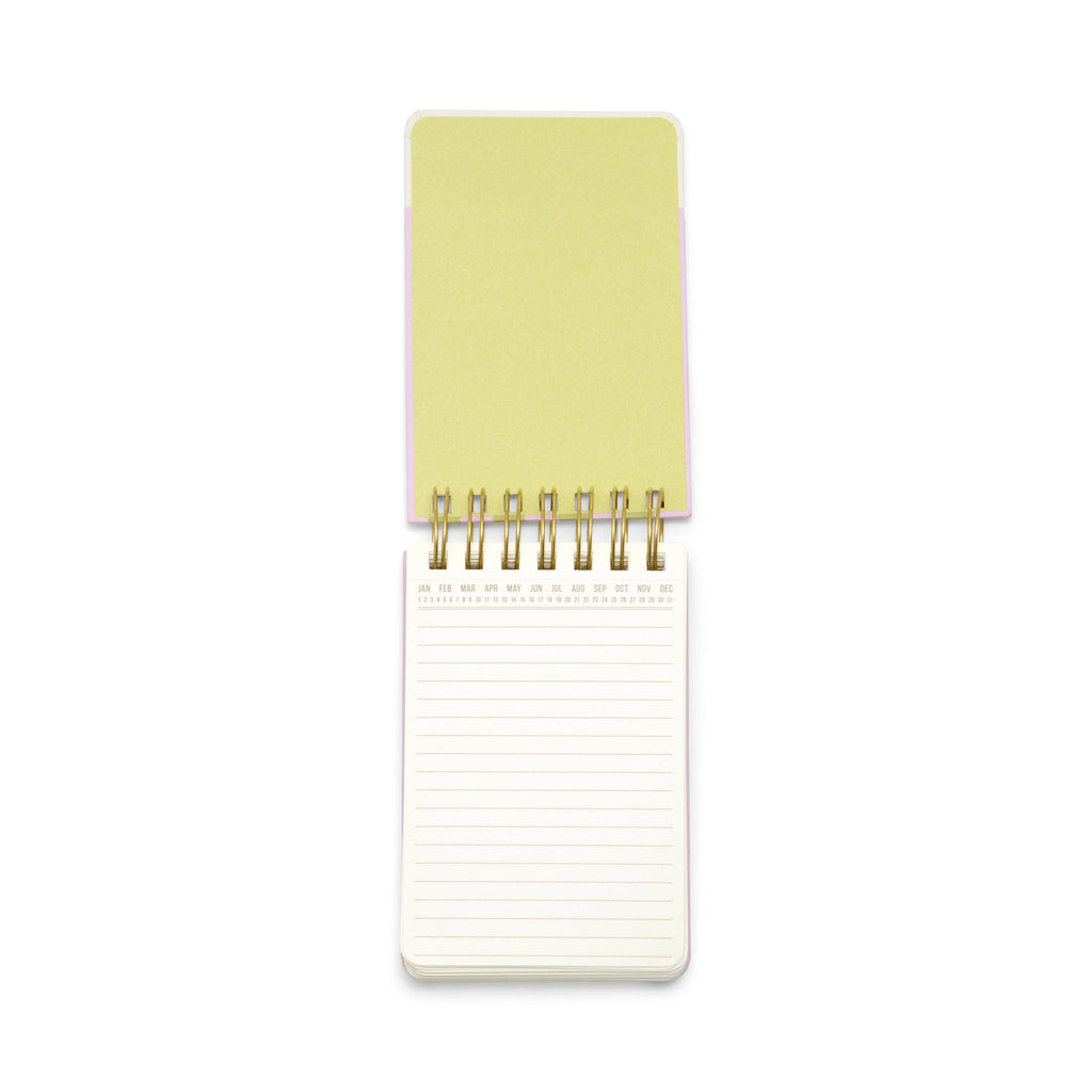 Twin Wire Chunky Notepad - Checks