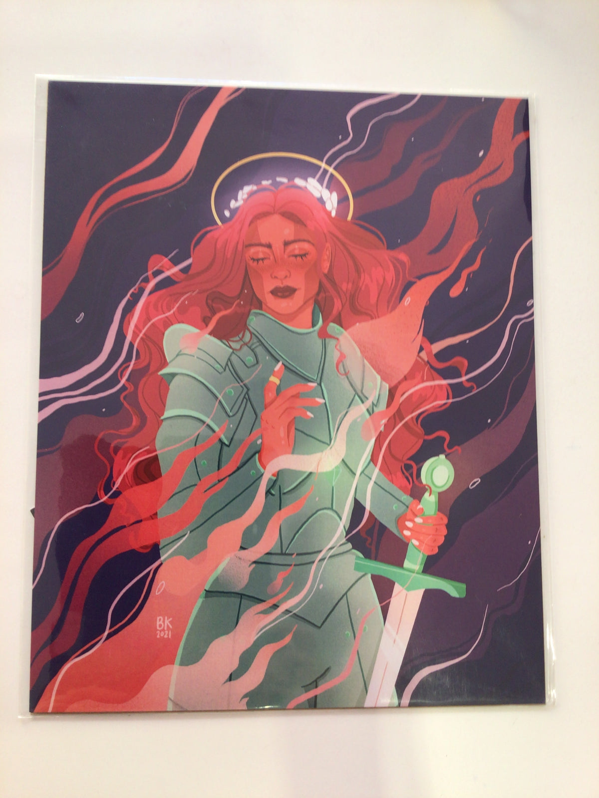 Pink Haired Girl with Sword