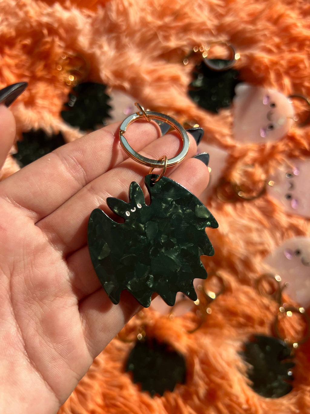 Bat Acrylic Keychain