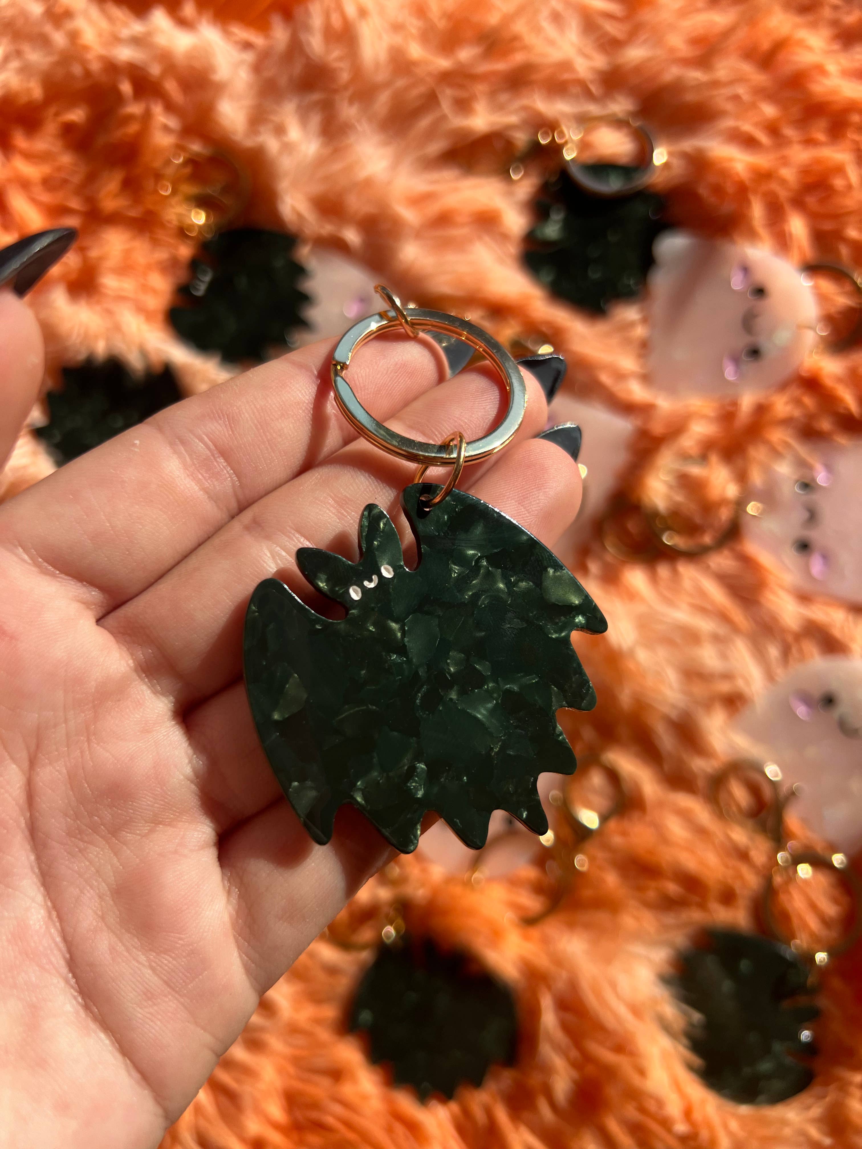 Bat Acrylic Keychain