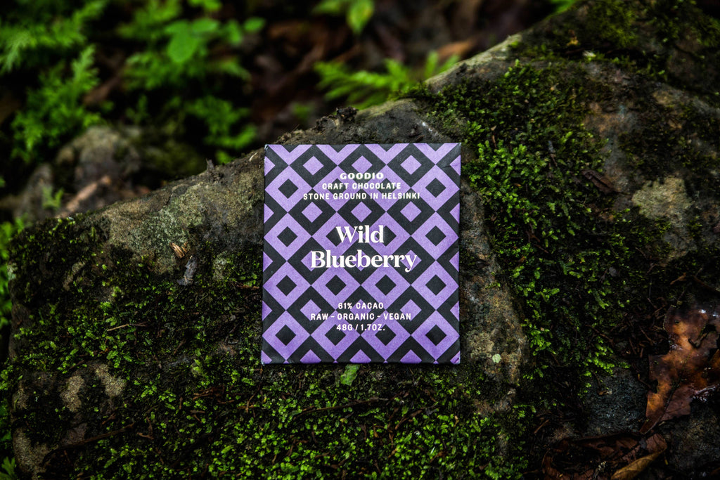 Goodio Chocolate - Wild Blueberry Chocolate 61%
