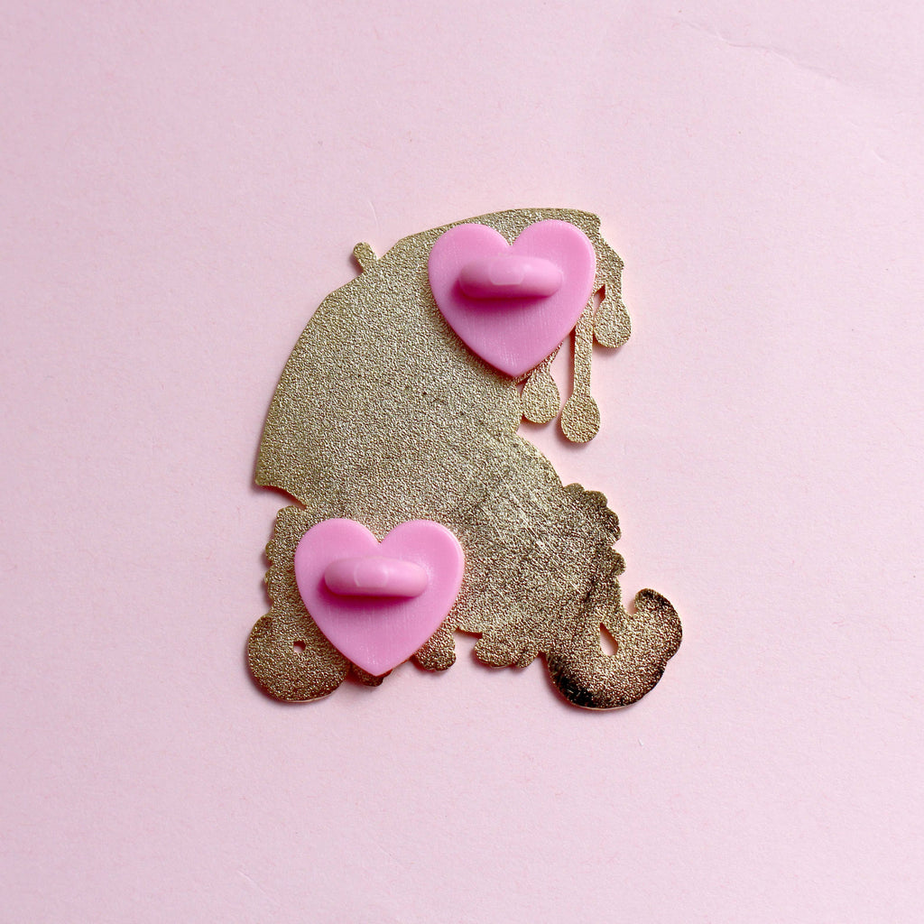 Glitter Punk - Umbrella cats enamel pin