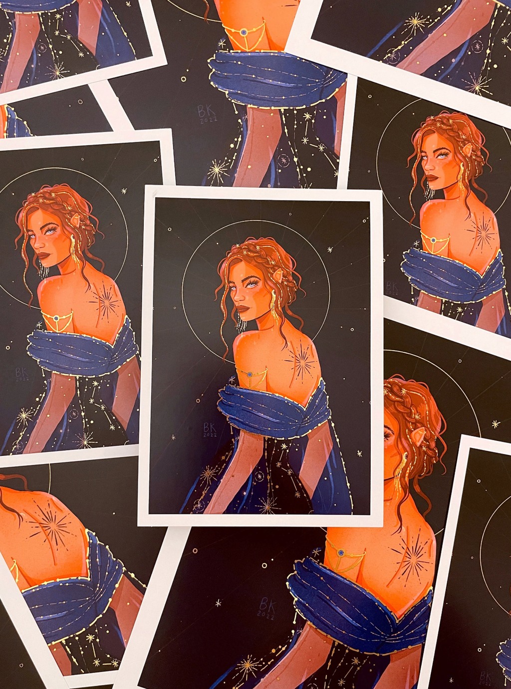 Nesta Gold Foil Print