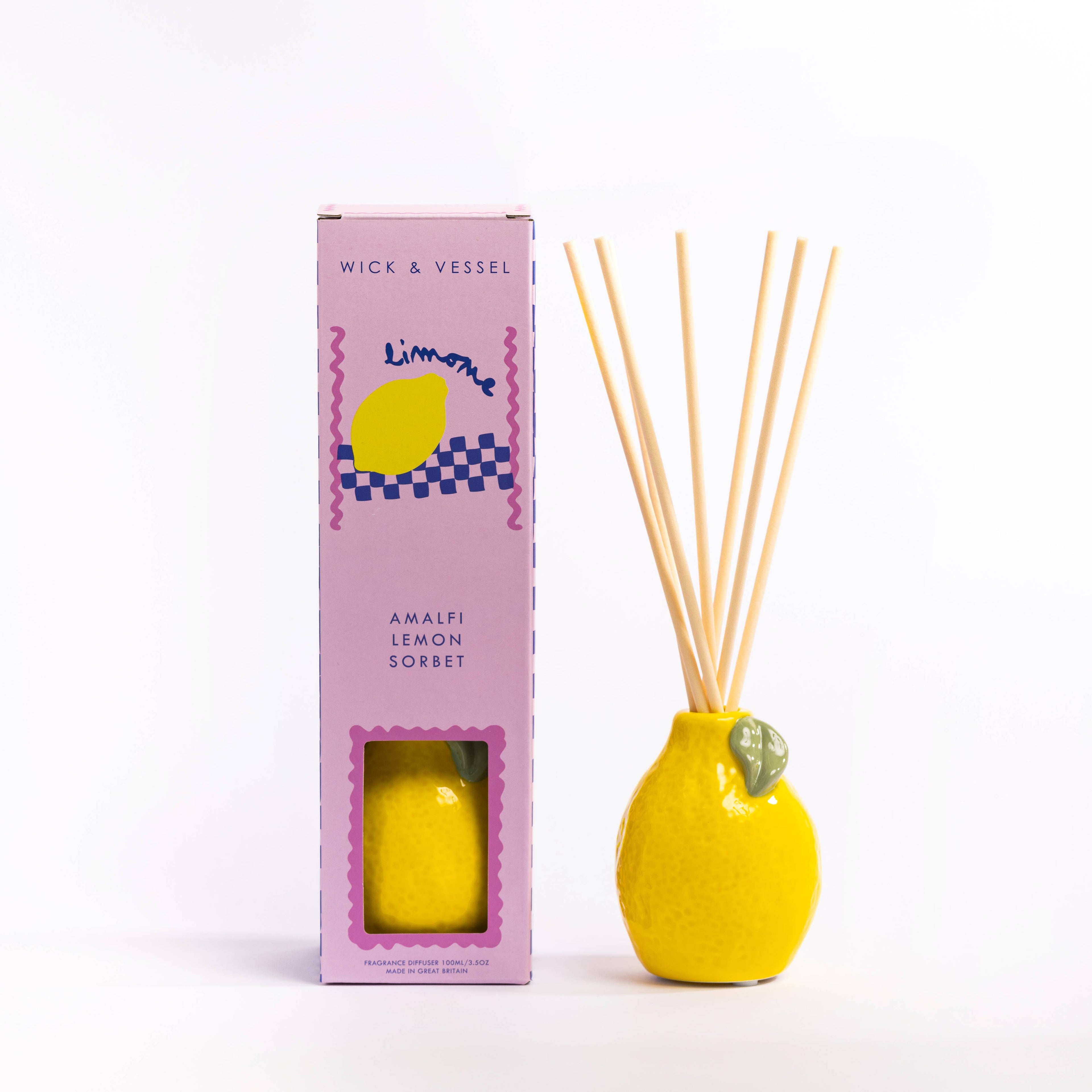 Wick and Vessel - Limone Fruit 100ml Diffuser
