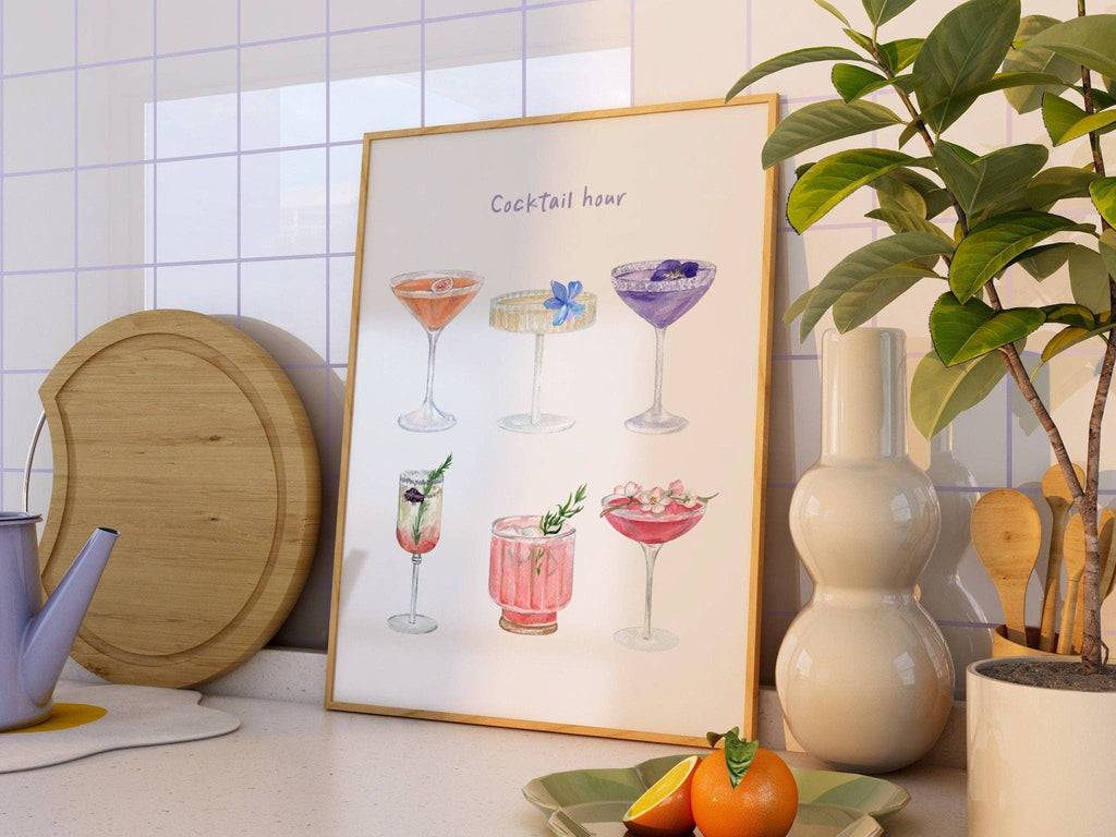 Cocktail Hour Aesthetic Print