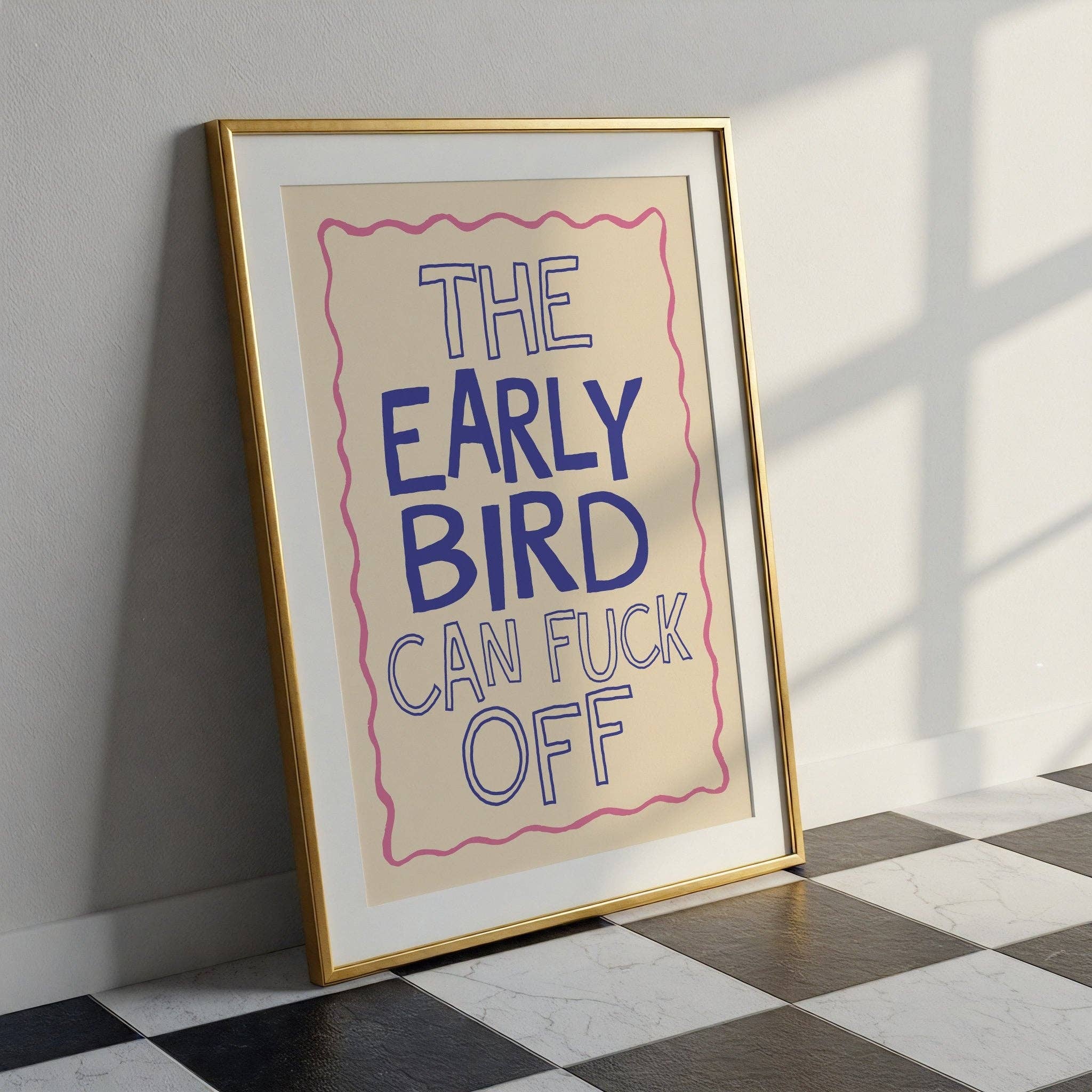 The Early Bird Bedroom Print