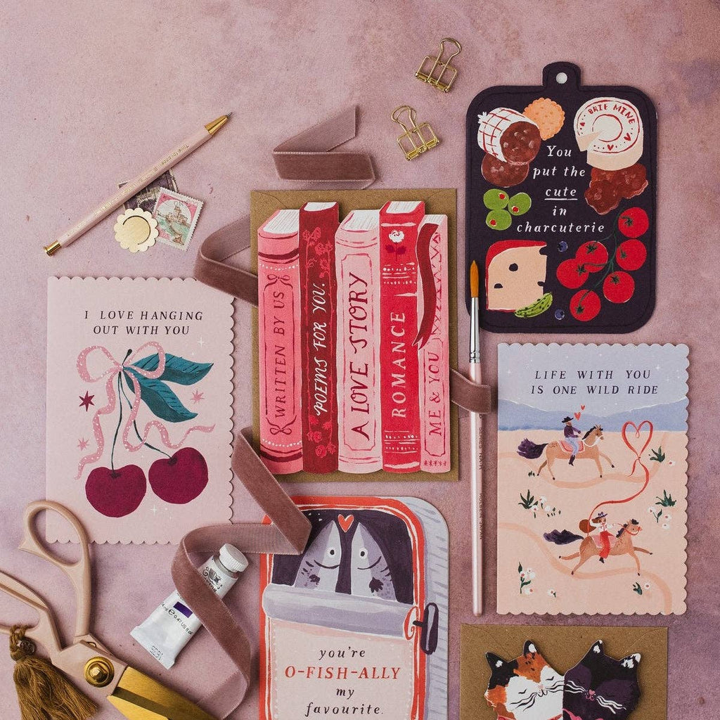 Love Story Books Card | Booklover Anniversary Cards