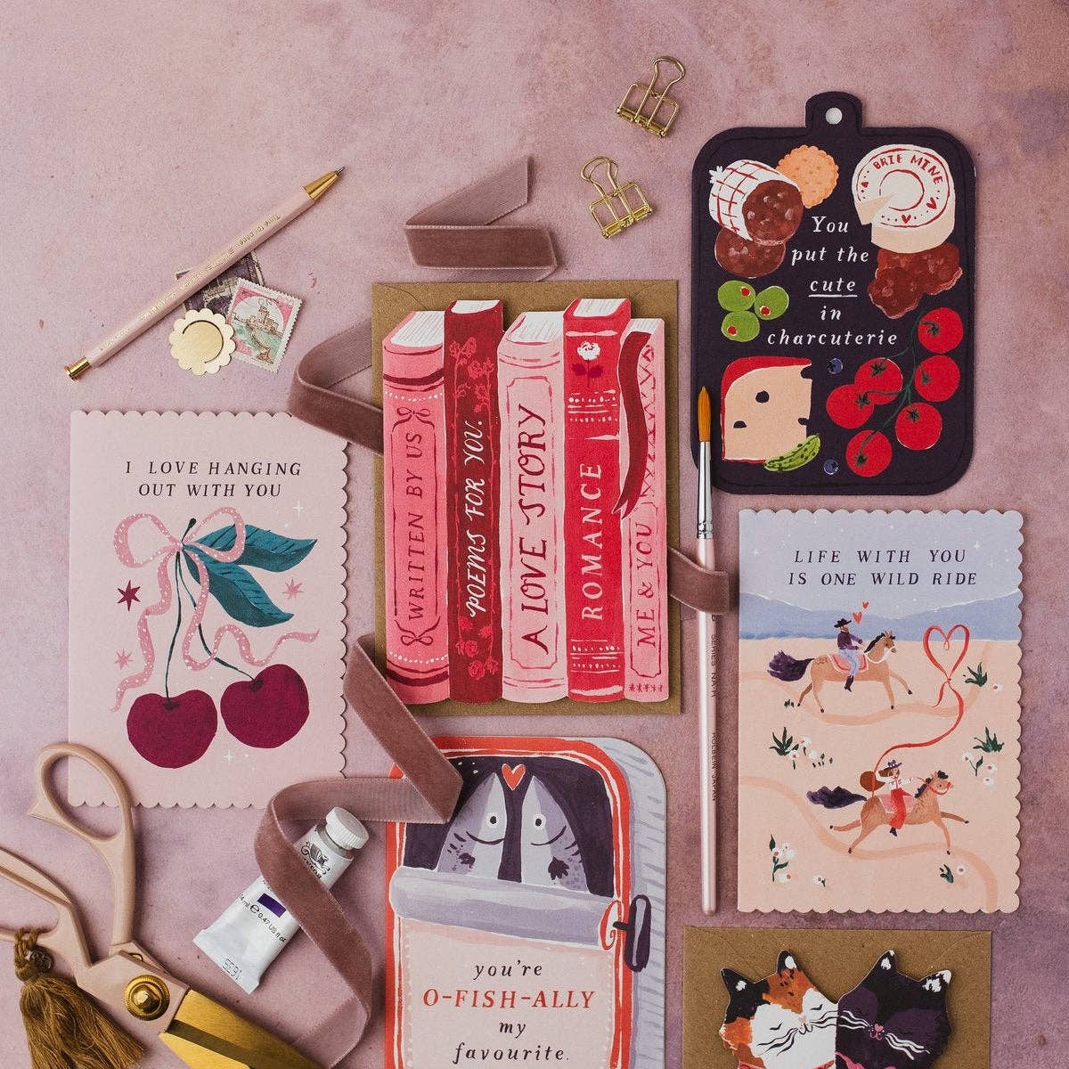 Love Story Books Card | Booklover Anniversary Cards
