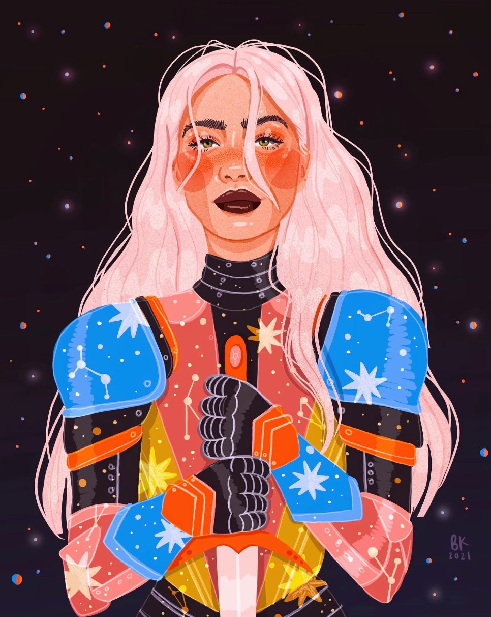 Joan of Art Print