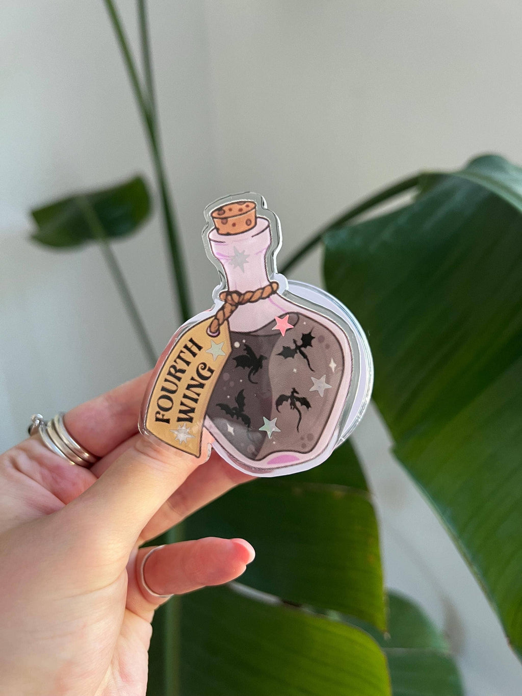 "Dragon Rider" Luxury Magnetic Kindle Grip & Phone holder