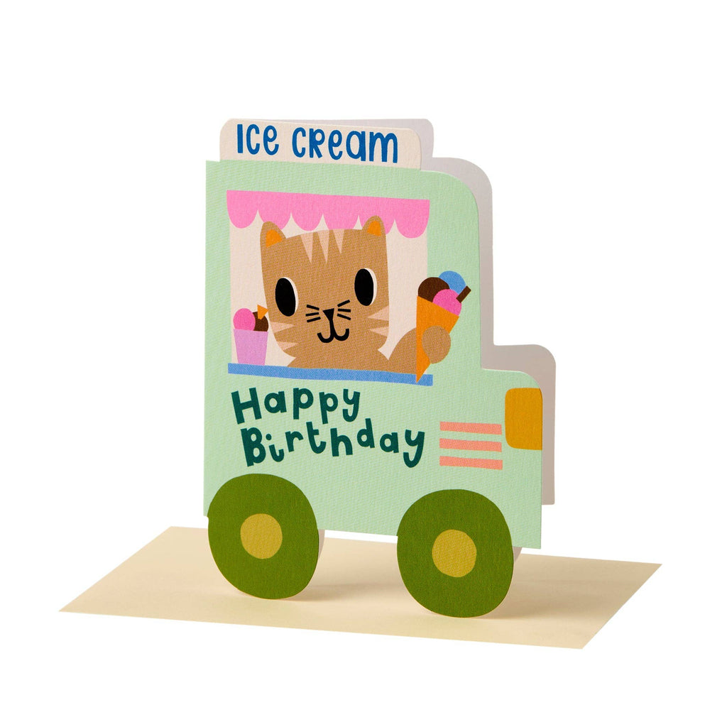 Happy Birthday Ice Cream Van (LIJ123)