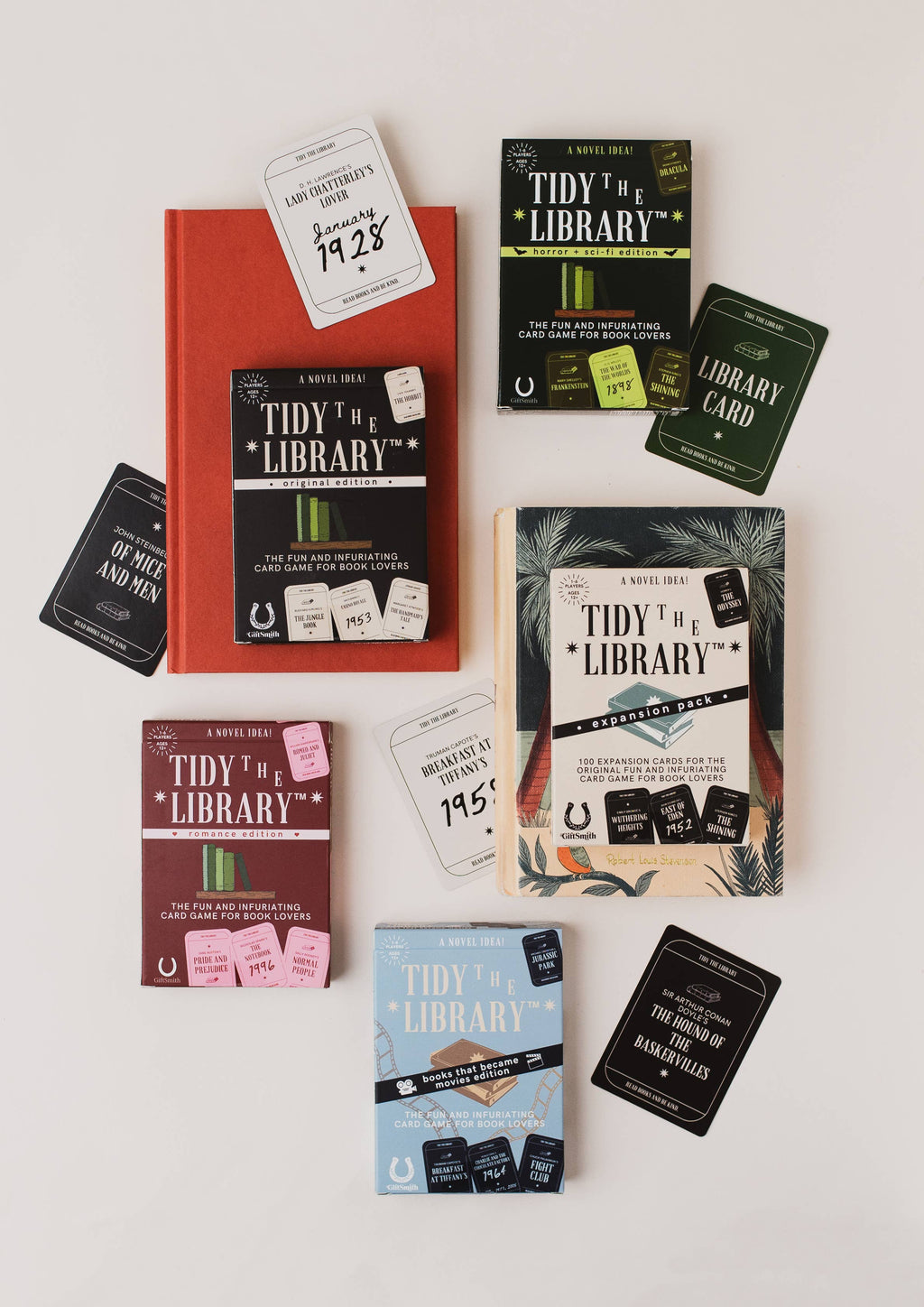 TIDY THE LIBRARY: The Romance Edition - Bookish Card Game
