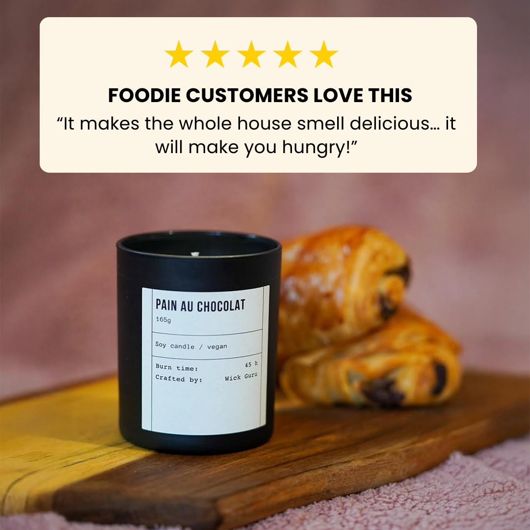 Pain Au Chocolat Candle | Birthday Gift | Bakery Scent