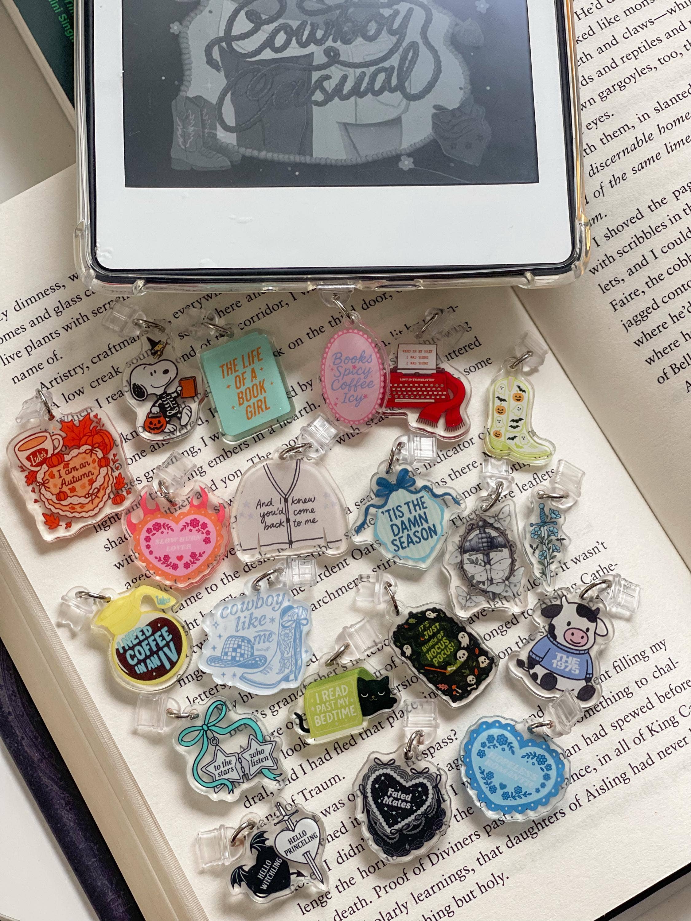 Liv Lee Designs - Fantasy Knight Moth E-Reader Charm