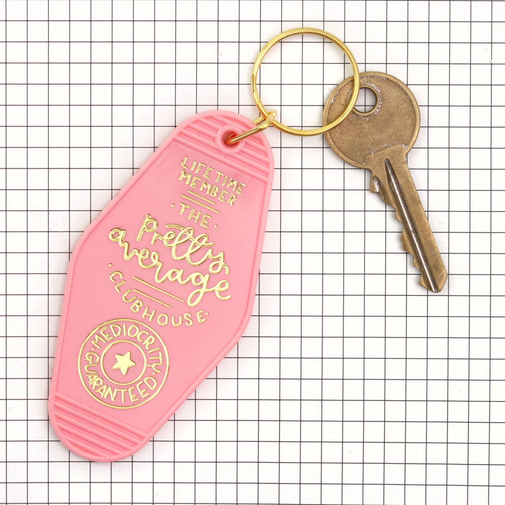 Laura Oh - the pretty average clubhouse keyring