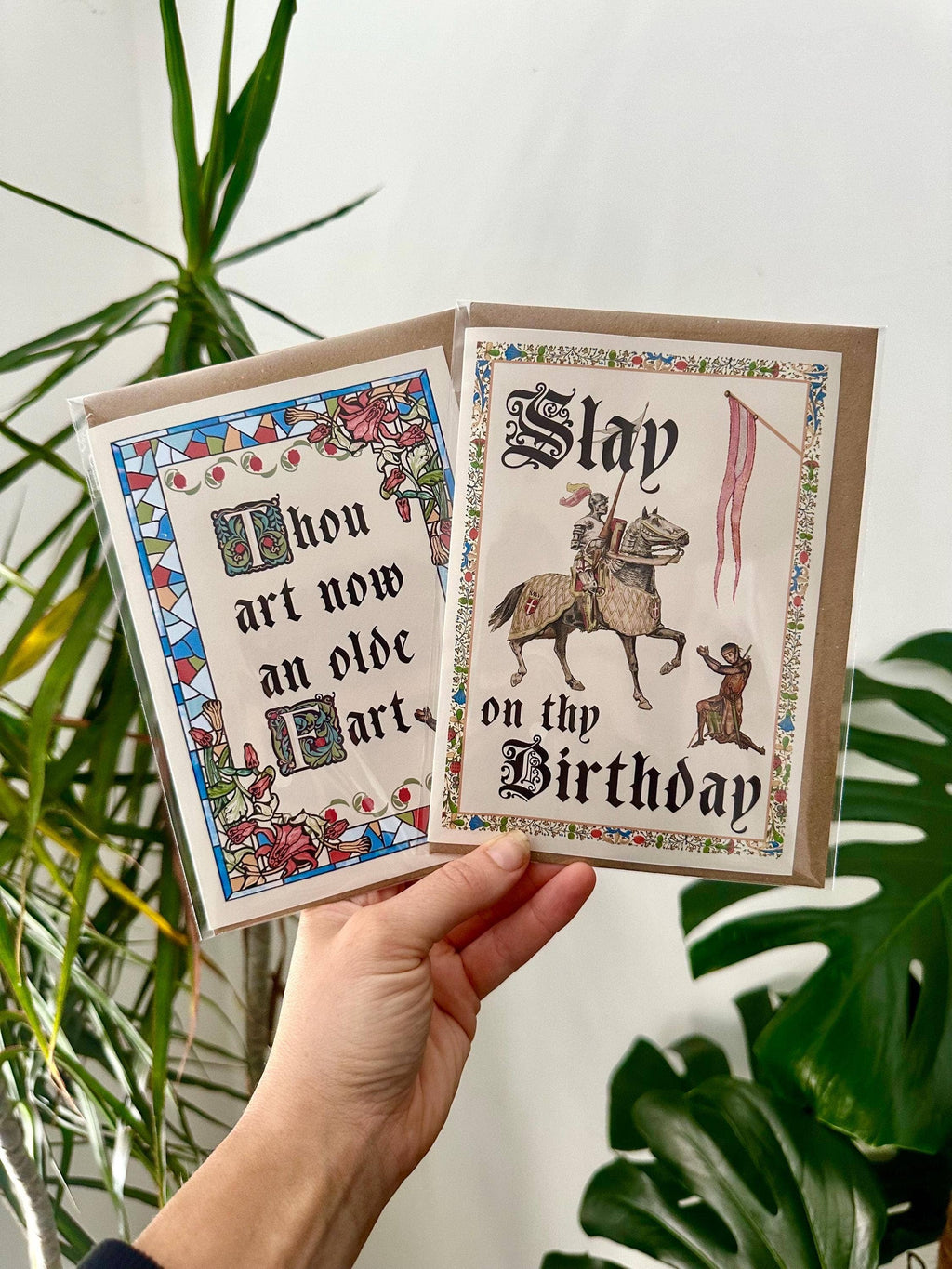 Medieval Inspired Funny Birthday Greeting Card