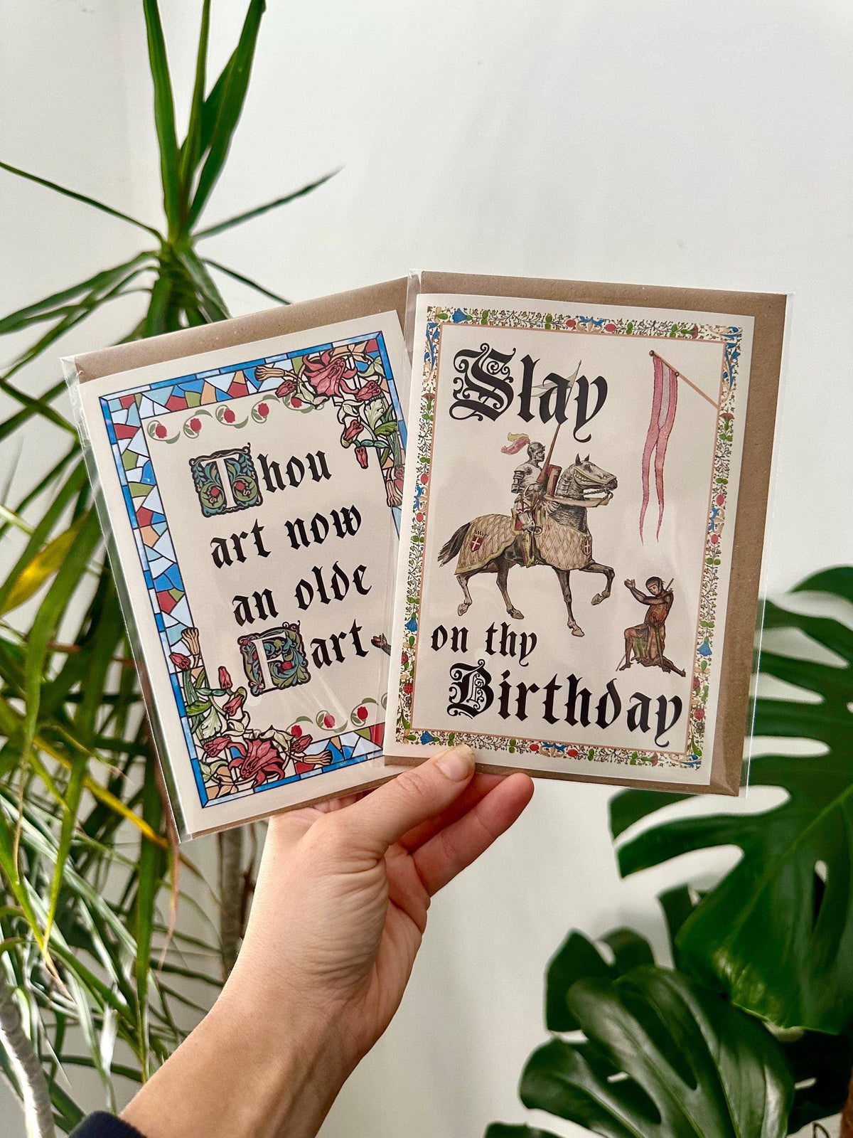 Medieval Inspired Funny Birthday Greeting Card