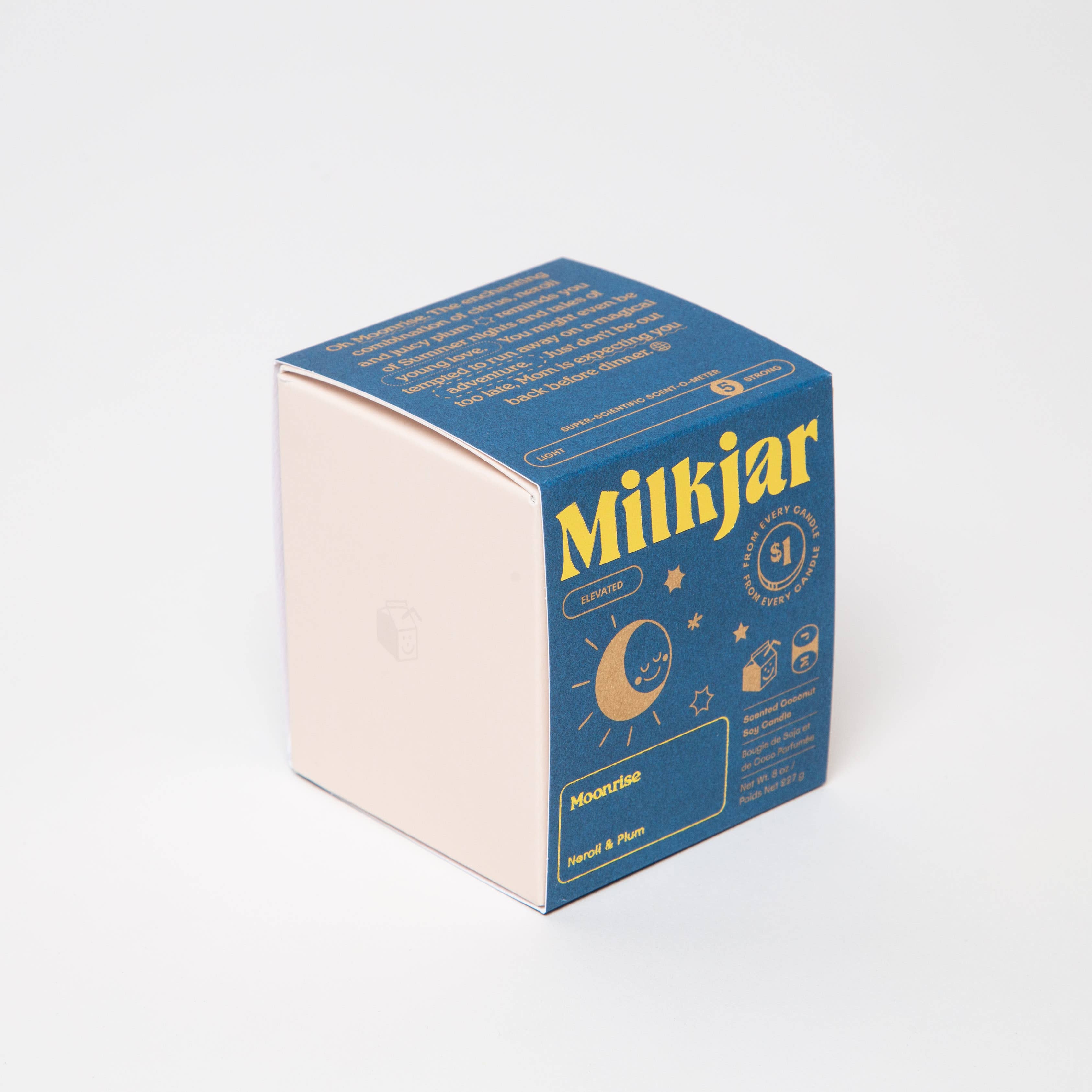 Milk Jar Candle Company - Neroli & Plum Soy Candle
