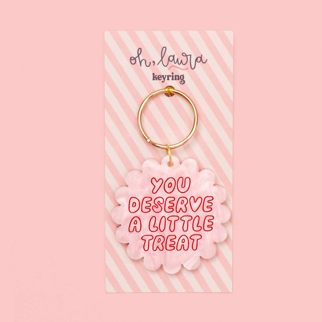 Laura Oh - You Deserve a Little Treat Acrylic Keyring