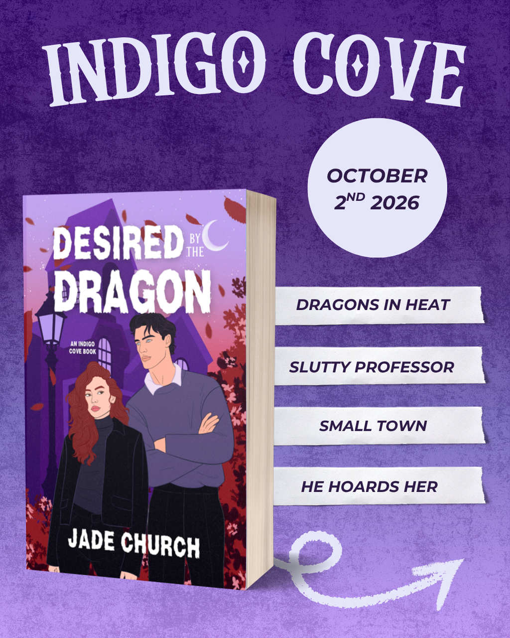 Desired by the Dragon by Jade Church (PRE-ORDER release 22 Oct 2026)