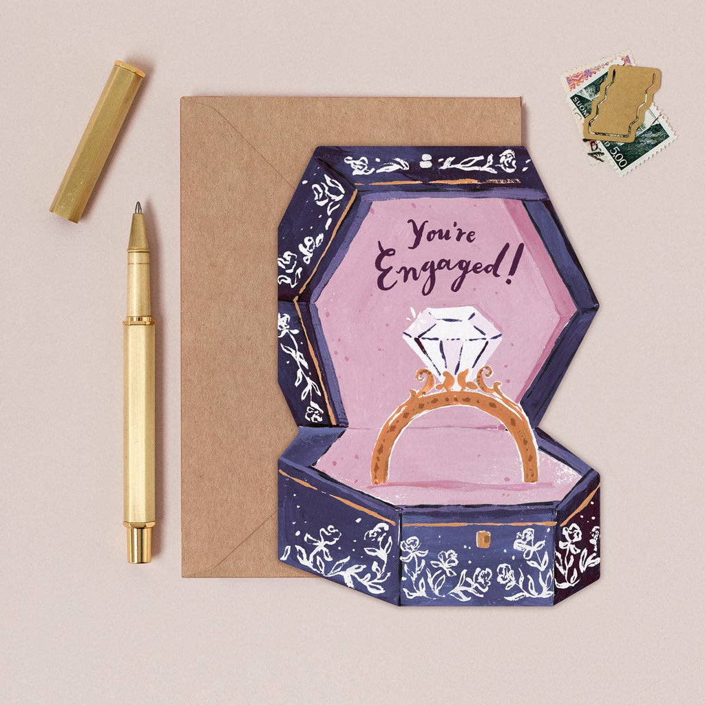 Engagement Ring Box Card | Engagement & Wedding Cards