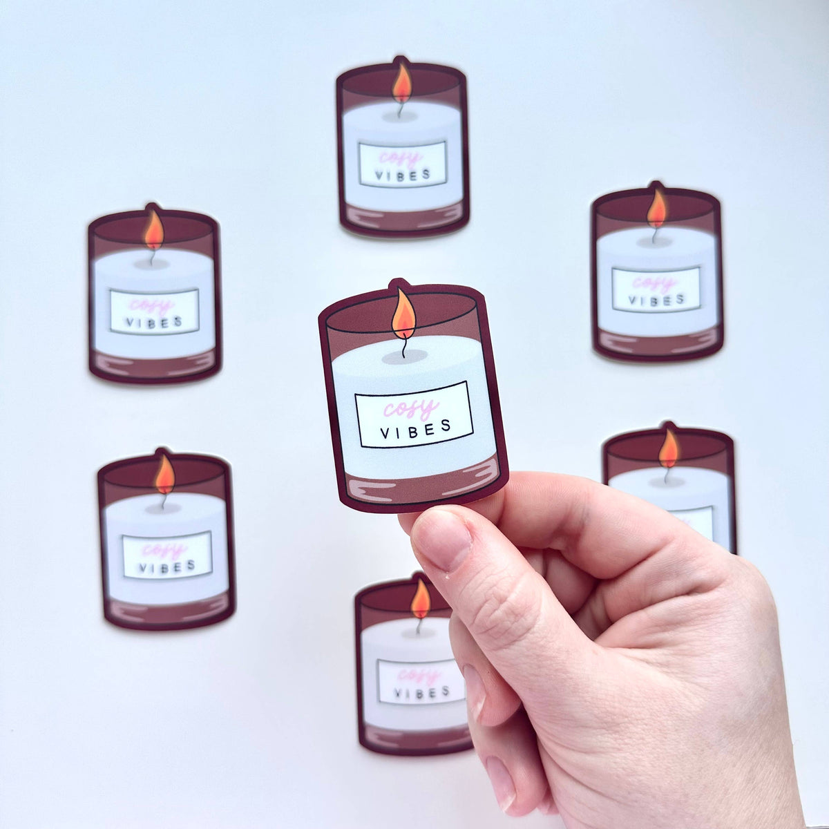 Matte Sticker | Candle Romance Fantasy Reading Book Club