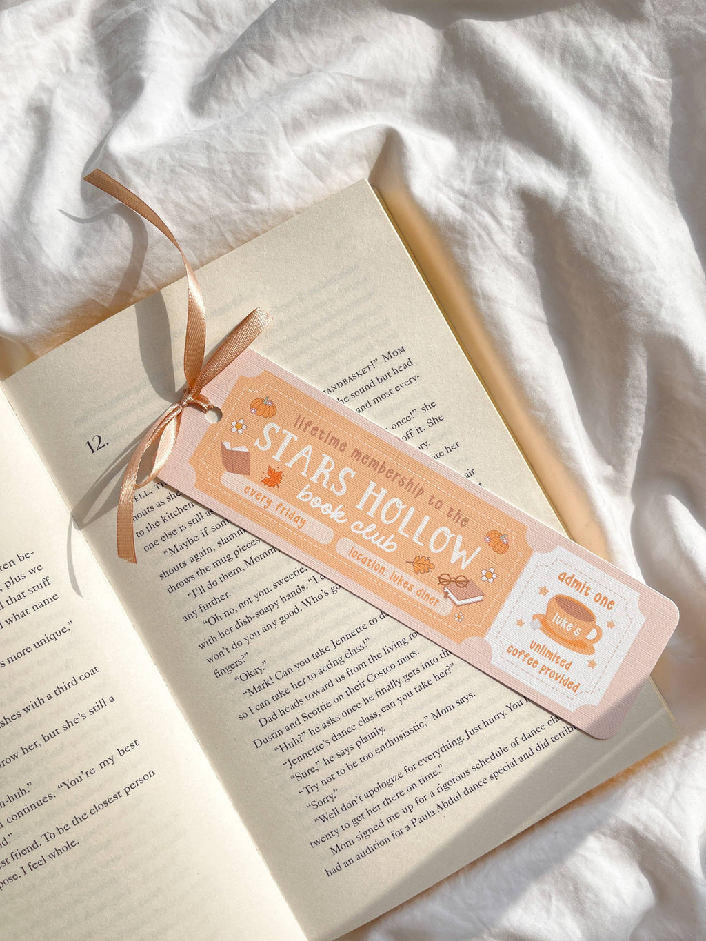 Autumn Festival Book Club Bookmark | Cosy Fall Bookmark