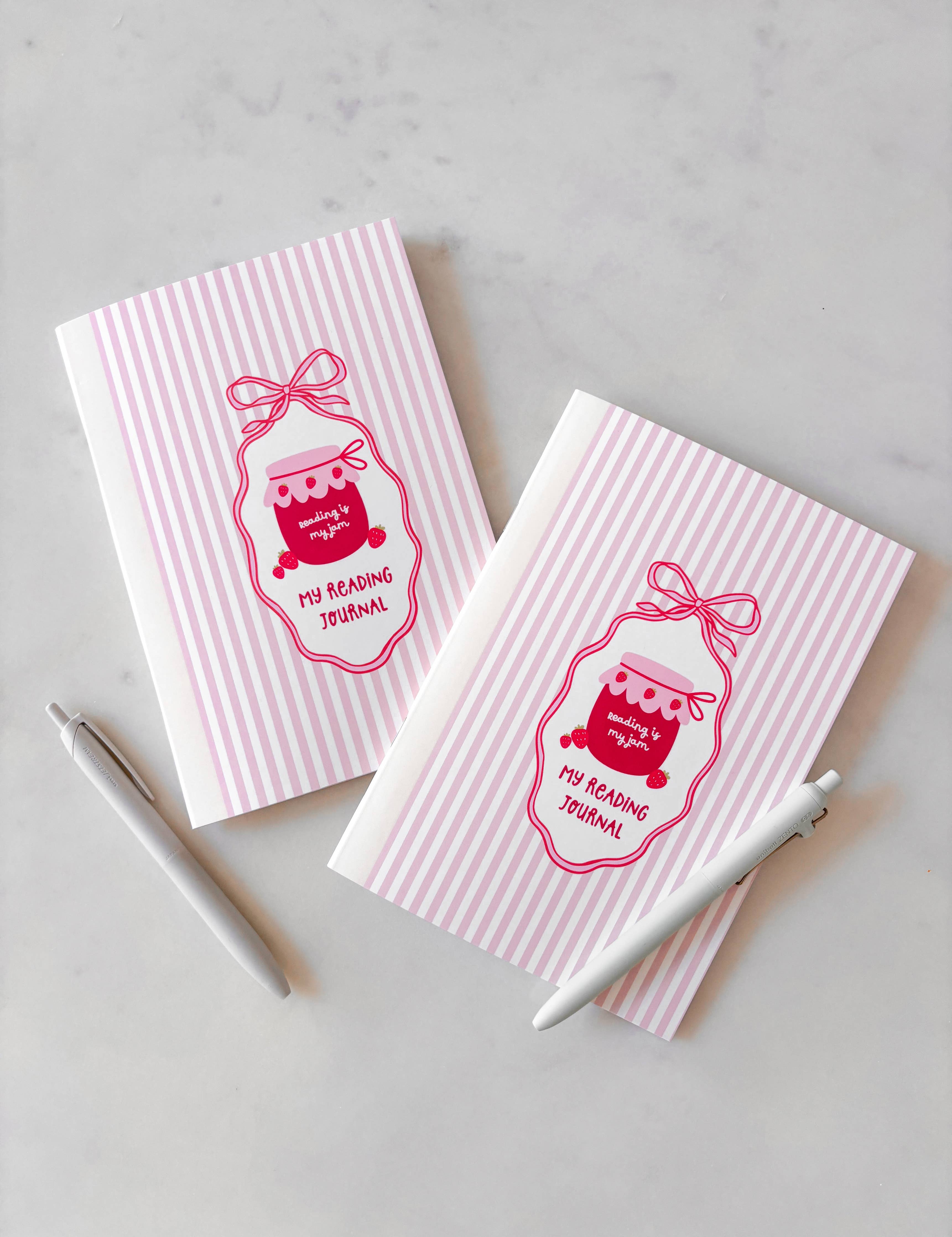 Reading Is My Jam Reading Journal | A5 Book Review Notebook
