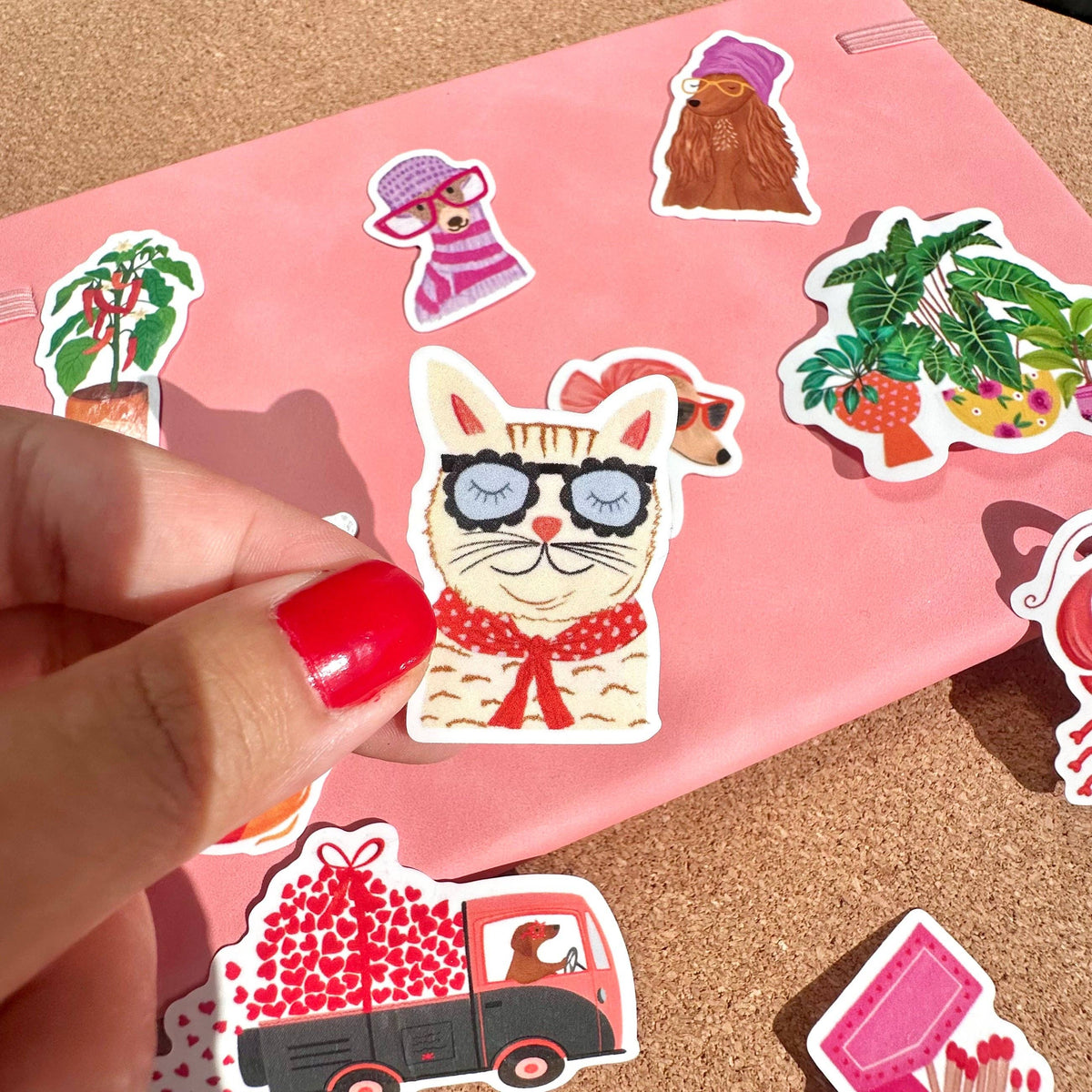 Cute Cat Vinyl Sticker