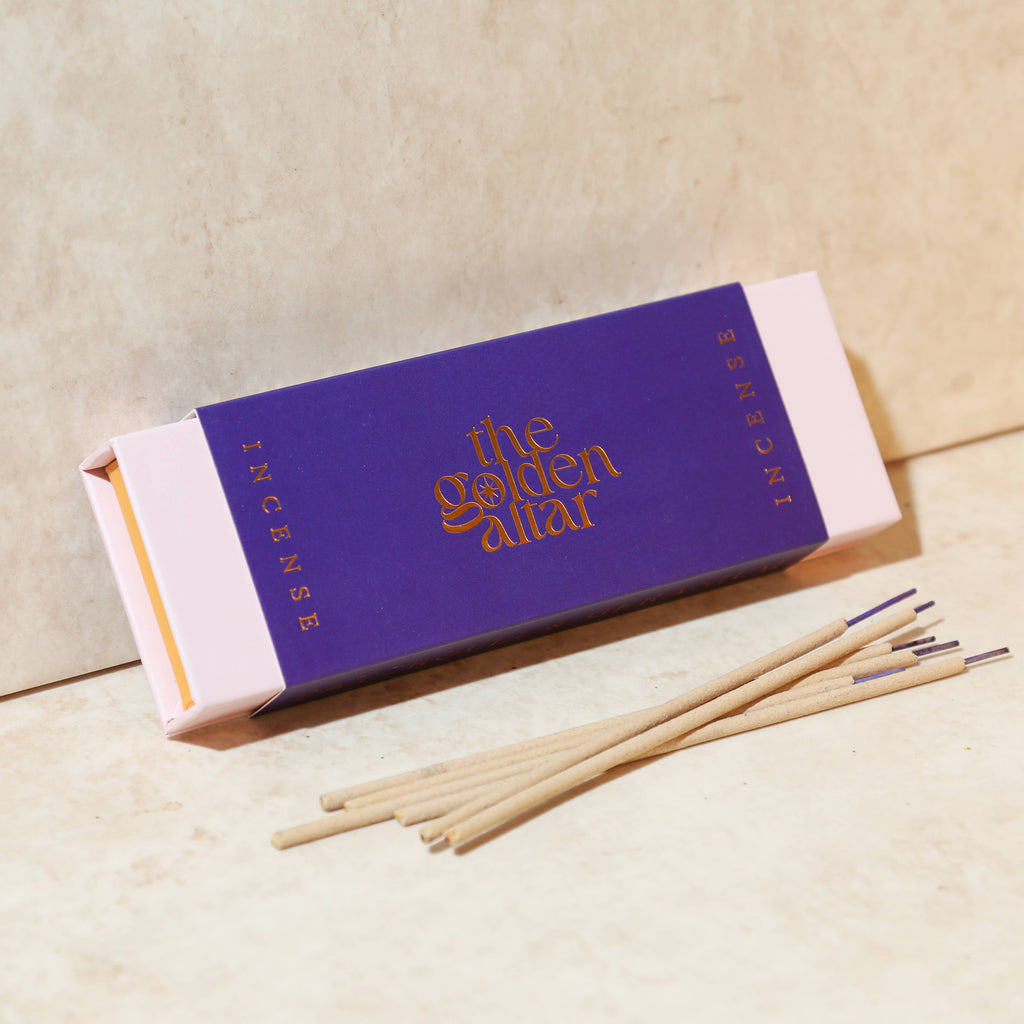 The Golden Altar - Patchouli & Geranium Natural Incense