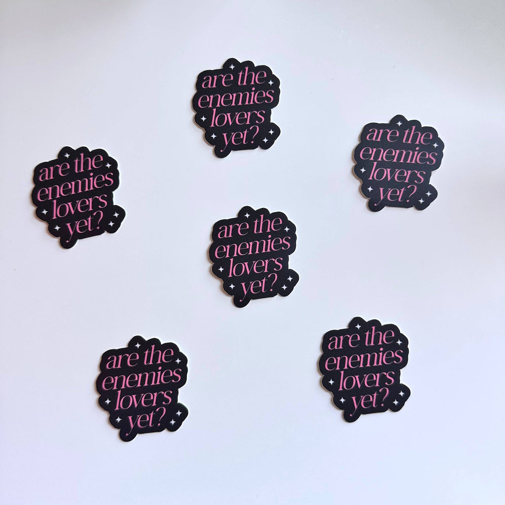 Dolly's Doodles - Enemies To Lovers Trope Matte Sticker