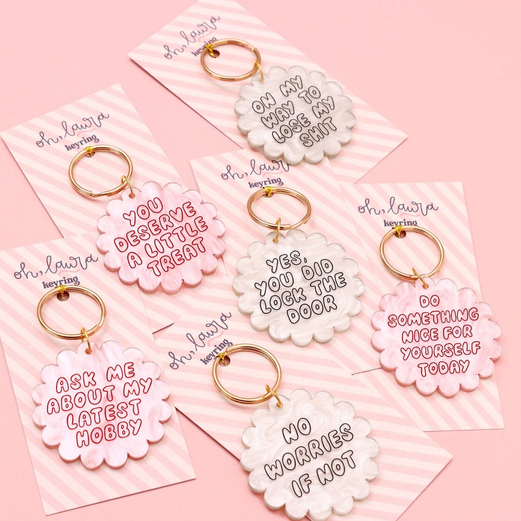 Laura Oh - on my way to lose my sh*t Acrylic keyring