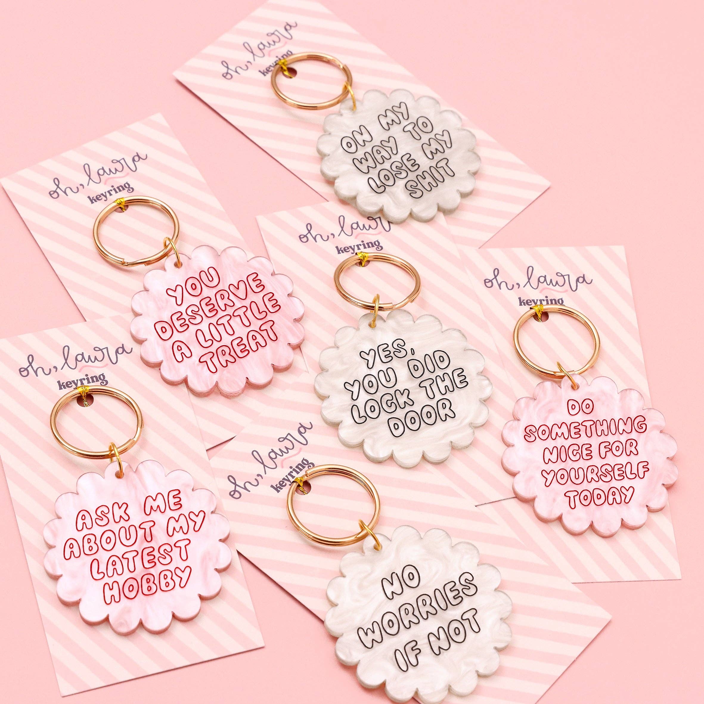 Laura Oh - on my way to lose my sh*t Acrylic keyring