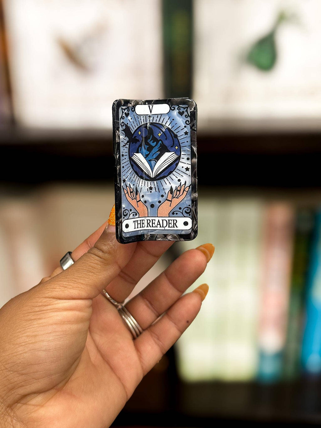 The Reader Tarot Card Hair Claw Clip