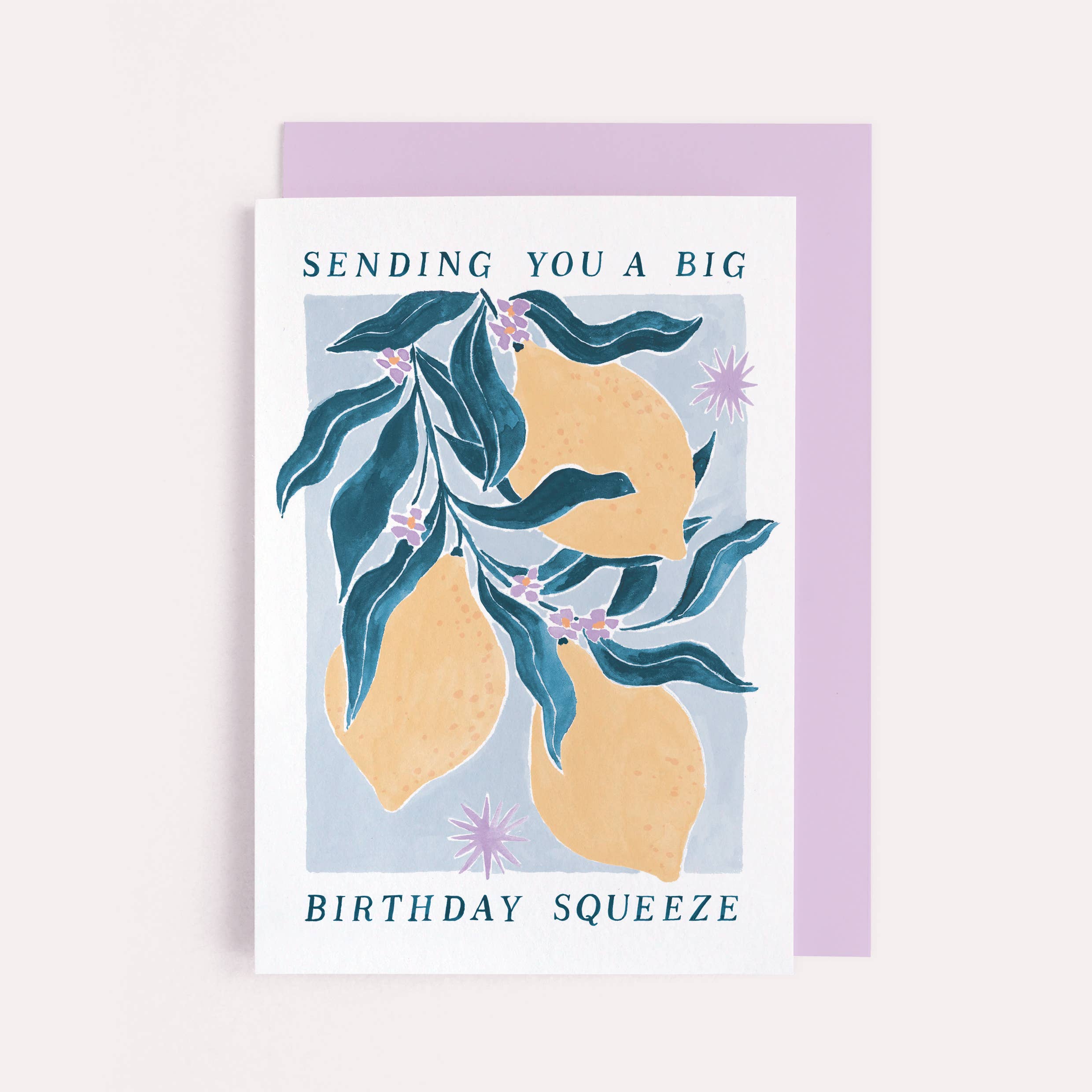 Lemons Birthday Card | Female Birthday Cards | Art Card