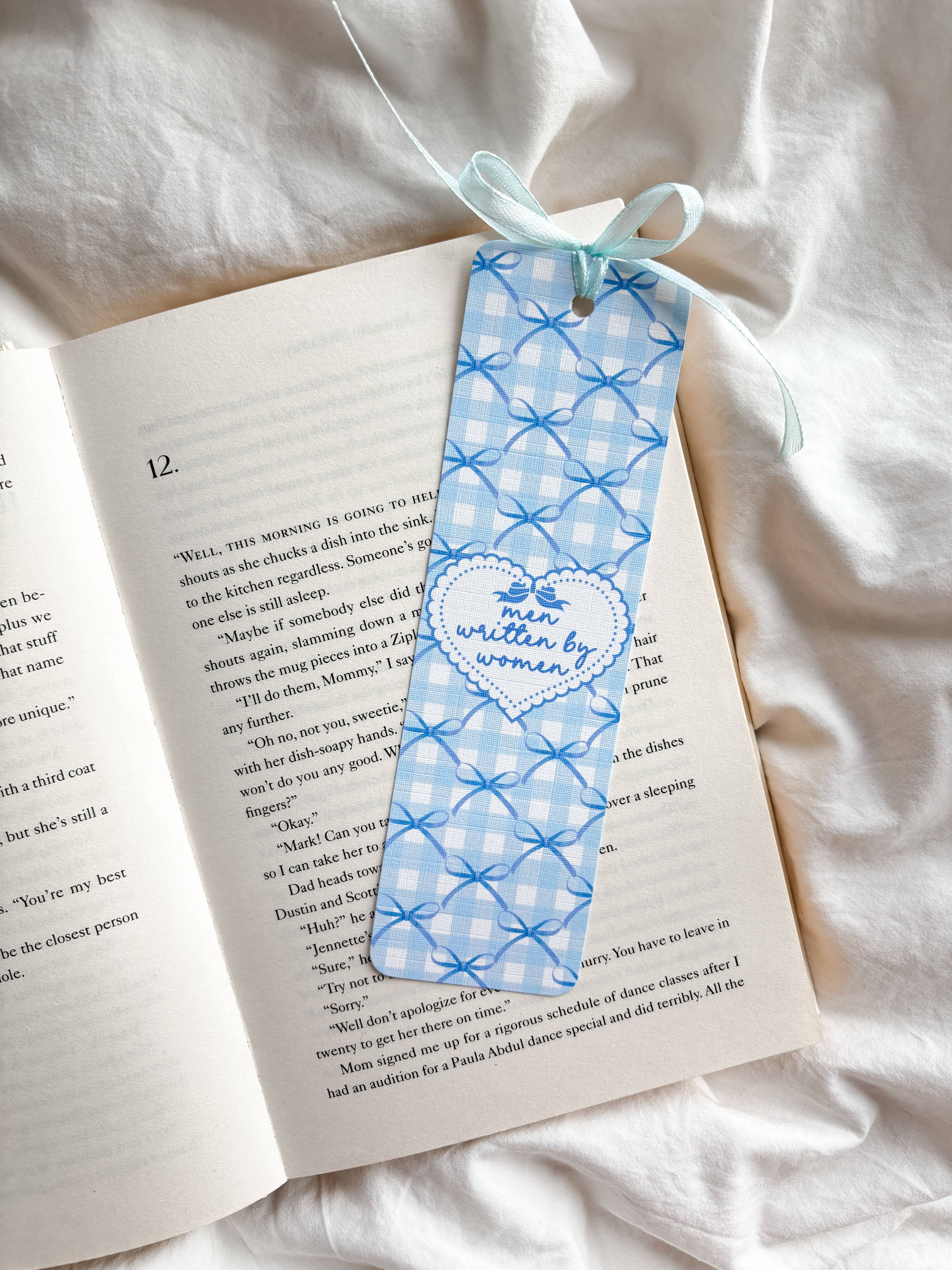 Men Written By Women Coquette Cute Bookmark