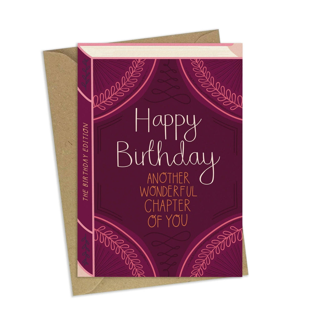 Another Wonderful Chapter of You Birthday Book Greeting Card